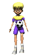 dames voetballer